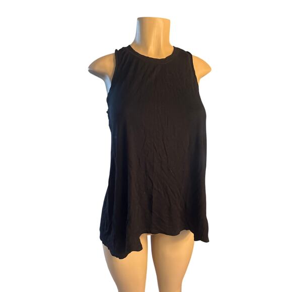 Women XS Sweaty Betty Easy Peazy Vest Black Tank Top Sleeveless Breathable - Picture 2 of 6